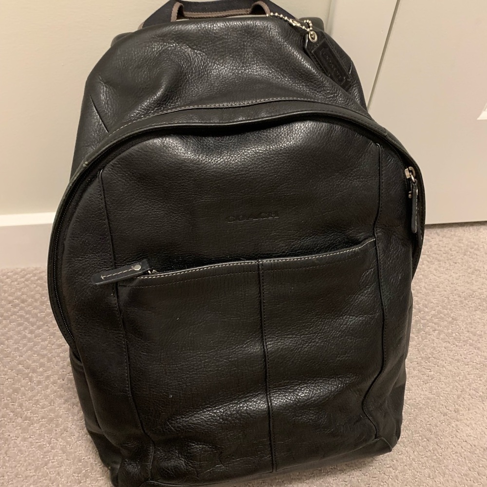 Coach Unisex Black Backpack